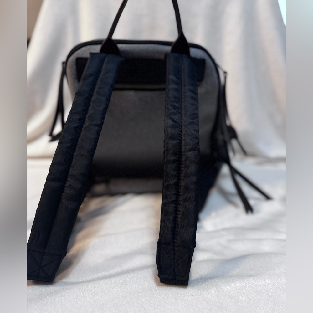 Aimee Kestenberg Sardinia Neoprene Backpack Gray 16"x13" - Picture 4 of 13